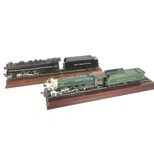 802 - 2 x Franklin Mint H0 Gauge Locomotives. NO RESERVE