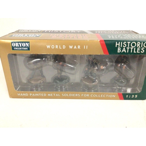 816 - 2x boxed sets of Oryon World War2 metal soldiers includes ART 3002 ARNHEM. British Parachutists and ... 