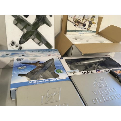 89 - A collection of model aircraft both military and civil in original packaging.