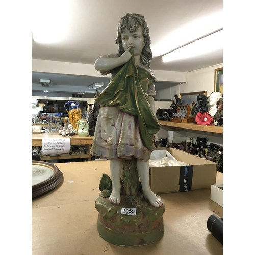 1021 - An Austrian amphora porcelain figure.