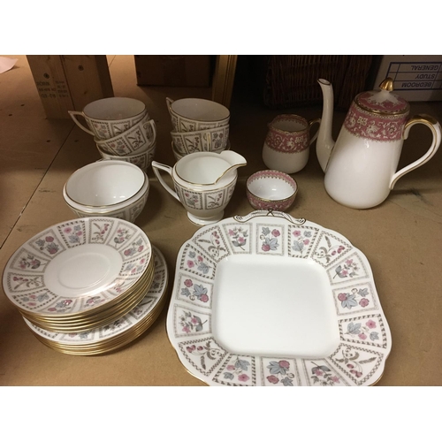 1023 - A Minton tea set with a coffee pot, milk jug and sugar pot. NO RESERVE
