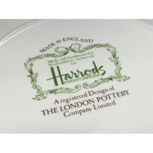 1083 - Harrods Bell Inn Stilton cheese dome , made and hand-painted in Staffordshire exclusively for Harrod... 