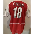 Arsenal 2002 - 2003 Match Worn Home Football Shirt: Nike red short ...