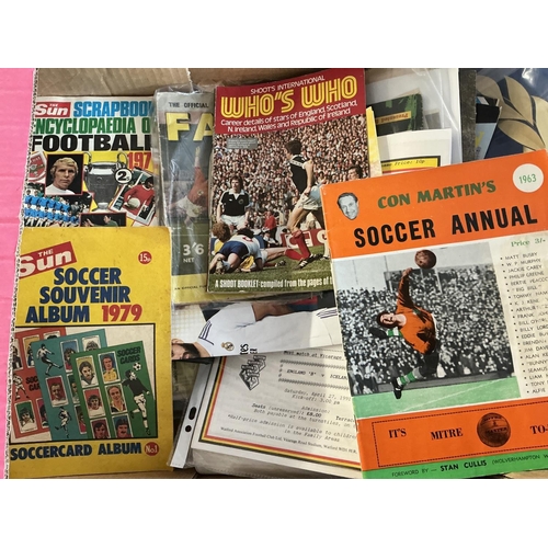 Football Memorabilia Box: Includes books, Football League Reviews ...