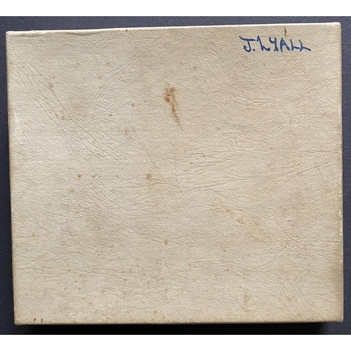 19 - 1957 John Lyalls West Ham Southern Junior Cup Final Plaque: In original box with wooden plaque engra... 