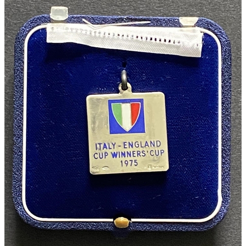 5 - 1975 West Ham Anglo Italian Cup Winners Cup Football Medal: Awarded to manager John Lyall. Silver me... 