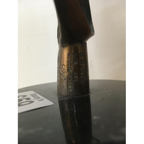 619 - A bronze sculpture of Art Deco style Dance step designed by Angelo Basso edition number 89/ 175 ; 52... 