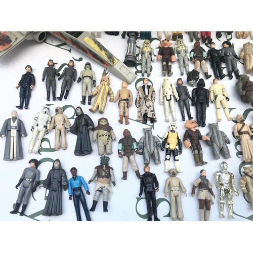 108 - A Collection Of Vintage Star Wars Figures. And Others.