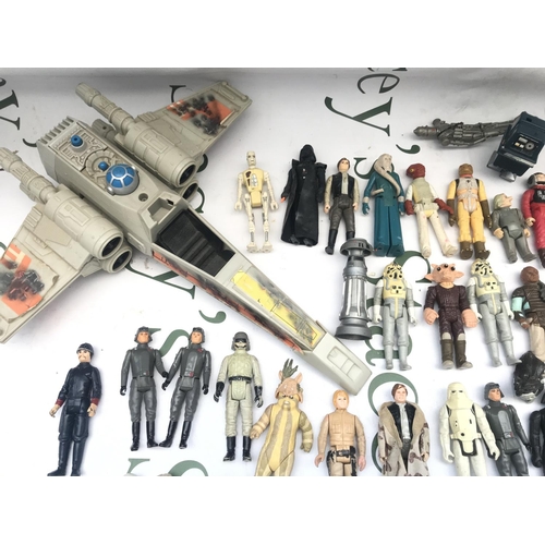 108 - A Collection Of Vintage Star Wars Figures. And Others.