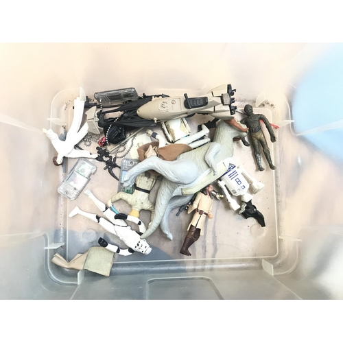 108 - A Collection Of Vintage Star Wars Figures. And Others.