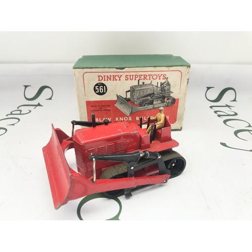 115 - A Boxed Dinky Toys Blaw Knox Bulldozer #561. No Reserve.