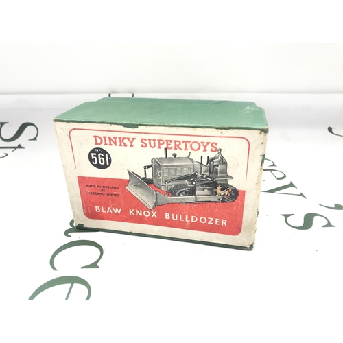 115 - A Boxed Dinky Toys Blaw Knox Bulldozer #561. No Reserve.