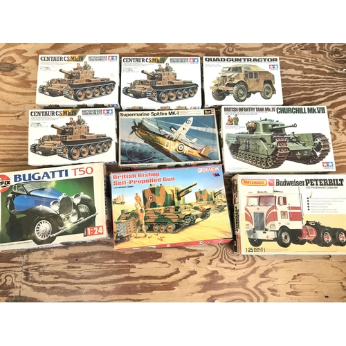 A Collection of Boxed Plastic Model Kits. No Reserve.