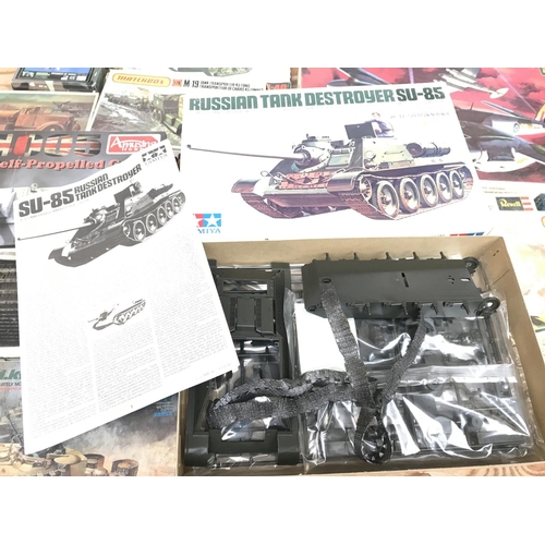 A Collection Of Boxed Plastic Model Kits. No Reserve.