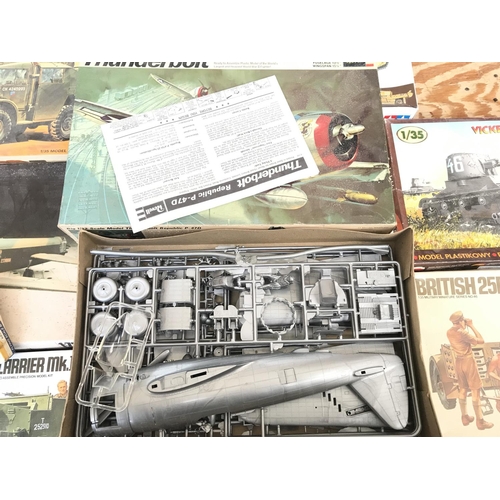 A Collection Of Boxed Plastic Model Kits. No Reserve.