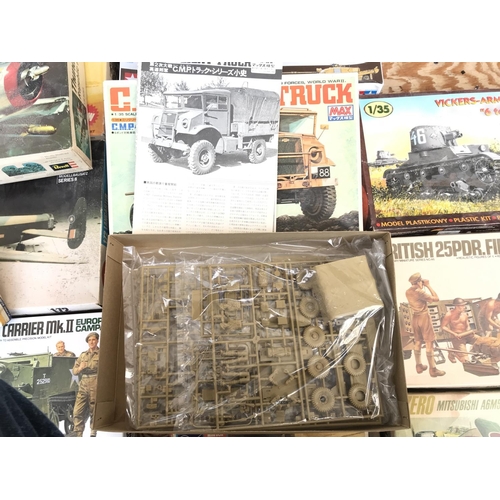 A Collection Of Boxed Plastic Model Kits. No Reserve.
