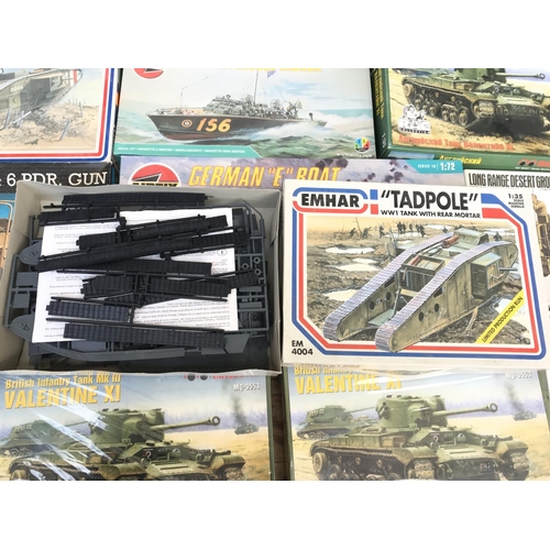 A Collection Of Boxed Plastic Model Kits. No Reserve.