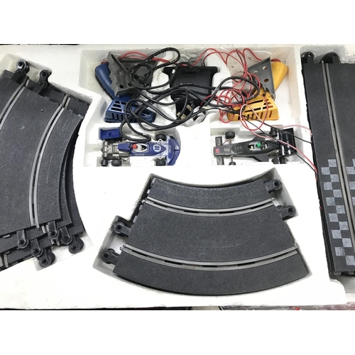 68 - 3 Boxed Scalextric Sets Including Grand Prix. Jaguar Challenge And Scalextric 400. In Various States... 