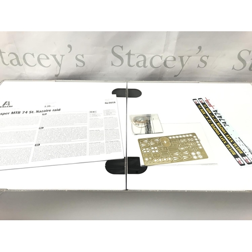 70 - A Boxed Italeri Vosper MTB-St. Nazaire Raid Model Kit 1/35 Scale. #5619. No Reserve.