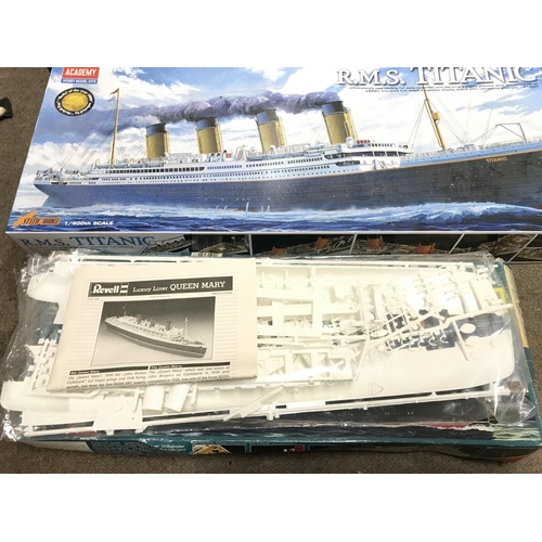 75 - 4 X Boxed Model Kits. A Trumpeter HMS Hood 1/350 Scale. A Academy RMS Titanic 1/400 Scale. A Revell ... 