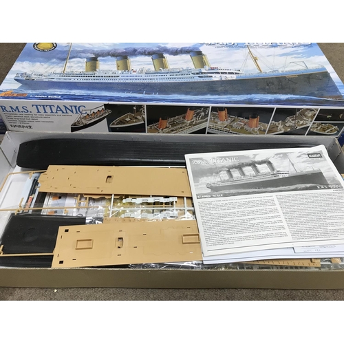 75 - 4 X Boxed Model Kits. A Trumpeter HMS Hood 1/350 Scale. A Academy RMS Titanic 1/400 Scale. A Revell ... 
