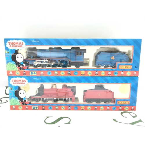 84 - 2 X Boxed Hornby 00 Gauge Thomas And Friends Gordon And James. No Reserve.