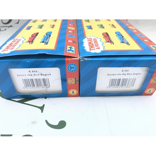 84 - 2 X Boxed Hornby 00 Gauge Thomas And Friends Gordon And James. No Reserve.
