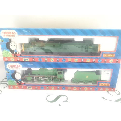 87 - 2 X Boxed Hornby 00 Gauge Thomas And Friends Locomotives. Diesel And Henry.