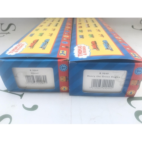 87 - 2 X Boxed Hornby 00 Gauge Thomas And Friends Locomotives. Diesel And Henry.