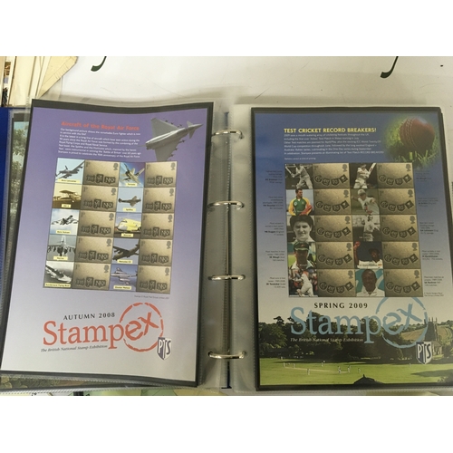 2163 - An album containing British including Isle of Man First class Â£1 and other denominations stamp shee... 