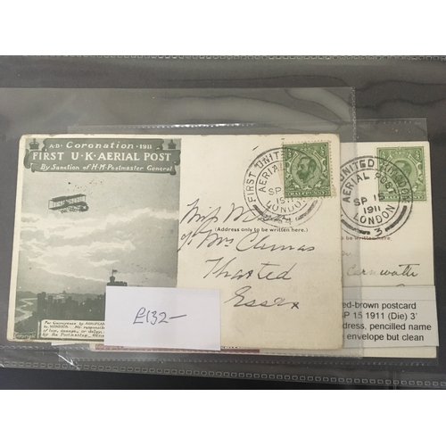 2187 - Two albums containing interesting Victorian and later postal covers including 1902 Birmingham to Los... 