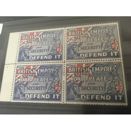 2188 - An album of stamps and first day covers including some signed covers unused blocks of stamps British... 