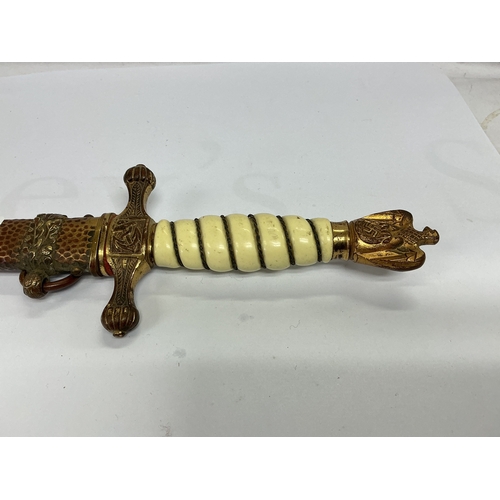 803 - A nazi germany dress dagger, blade length approx 25cm.