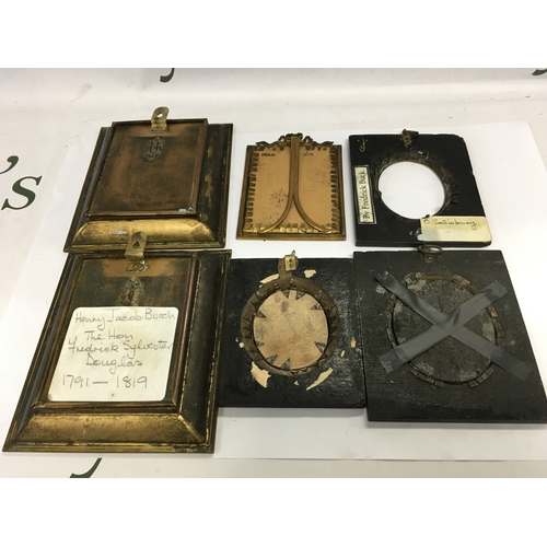 807 - Four framed miniatures, comprising Henry Jacob Birch by Sylvester Douglas, two gilt framed portraits... 