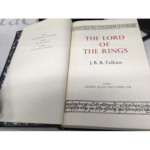 862 - A cased edition The Lord of the rings J R R Tolkien