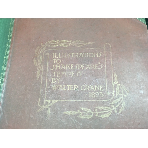 866 - A box containing illustrations to Shakespeare Tempest by Walter Crane 1893