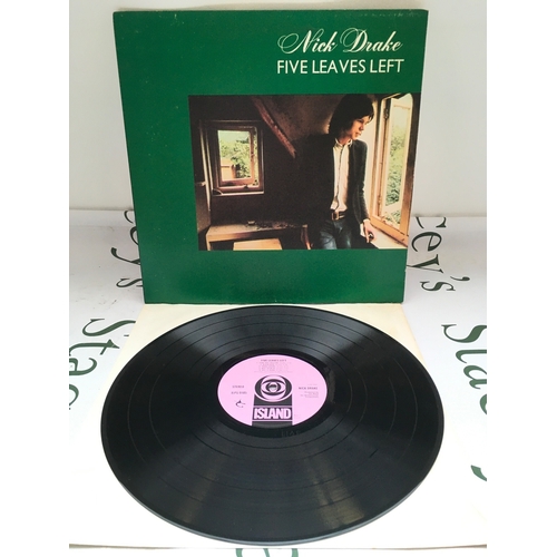 1 - A first UK pressing of the Five Leaves Left LP by Nick Drake ILPS 9105. Vinyl EX.
