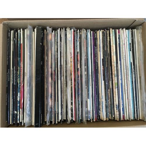 191 - Two boxes containing LPs and 12