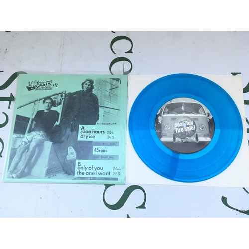23 - Green Day. A limited edition first US pressing of the 1000 hours EP on blue translucent vinyl with L... 