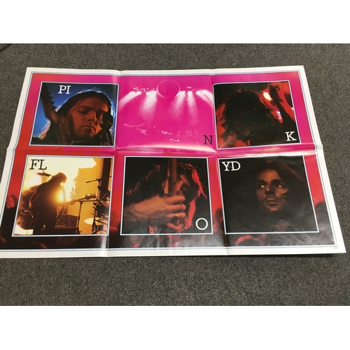 3 - A first UK solid blue triangle label pressing of Pink Floyd's Dark Side Of The Moon LP. Complete wit... 