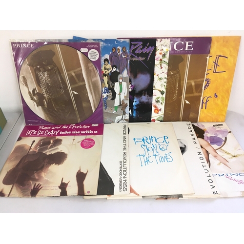 353 - Ten Prince LPs and 12