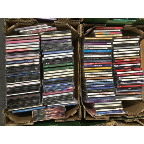 419 - A collection of CDs and audio cassettes by various artists including Elvis Presley, Adam & The Ants,... 