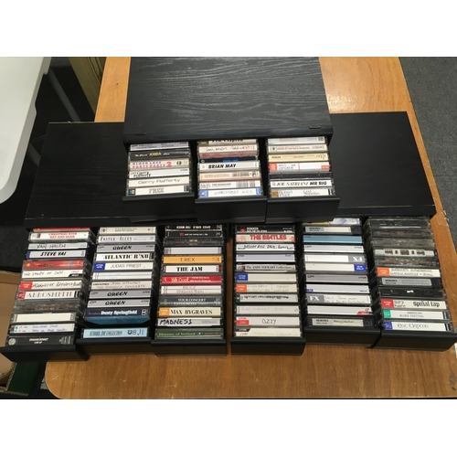 419 - A collection of CDs and audio cassettes by various artists including Elvis Presley, Adam & The Ants,... 