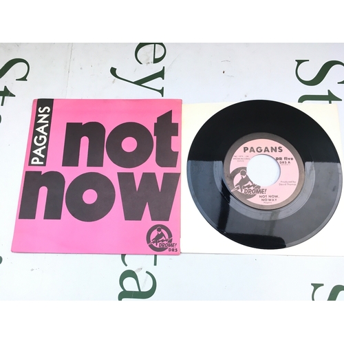 48 - A rare first US pressing of the Pagans 7