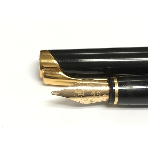 858 - A Waterman fountain pen with an 18k gold nib.
