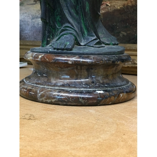 861 - A classical figure, The Greek goddess Hebe, depicted as the cupbearer to the gods holding a bowl and... 