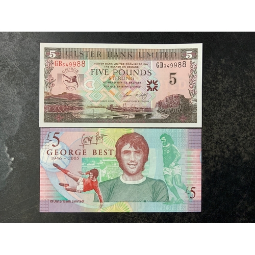 George Best Manchester United Bank Notes: From Ulster Bank in original ...