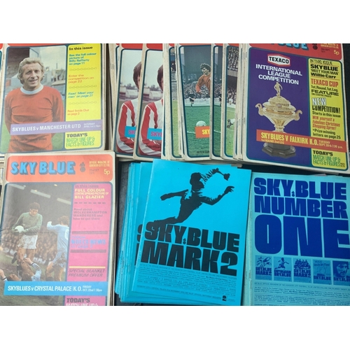 153 - Coventry Home Football Programmes: Over 200 from the 60s and a further box with nearly 300 from the ... 