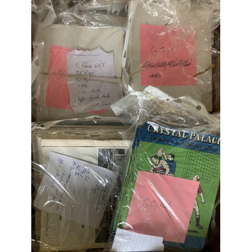 170 - Crystal Palace Home Football Programmes: Includes possible complete sets from 60/61 64/65 65/66 66/6... 