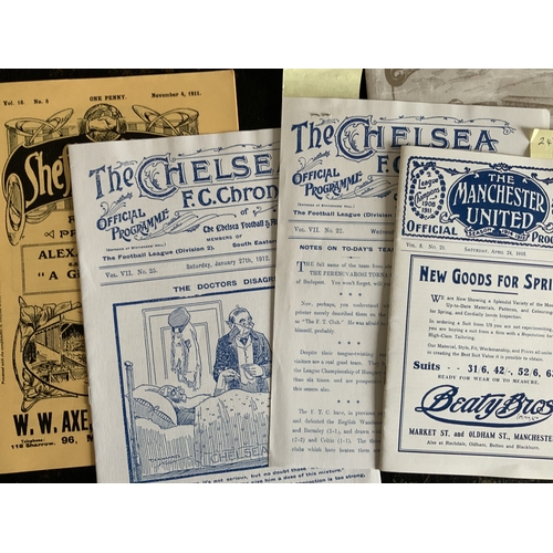 173 - Reproduction Football Programme + Ticket Collection: Interesting lot with FA Cup finals from 1915 an... 